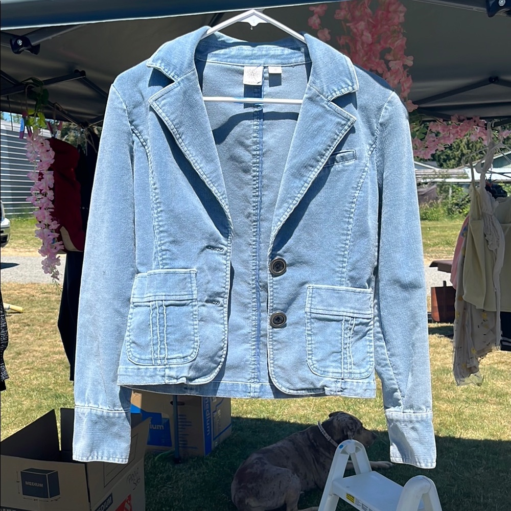 Caslon Blue Blazer Structured Suit Jacket